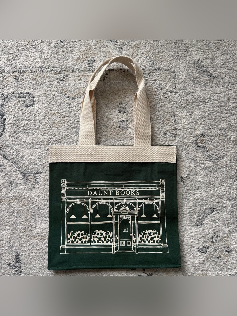 NEW! Daunt Books London Canvas Tote Bag Dark Green 2026